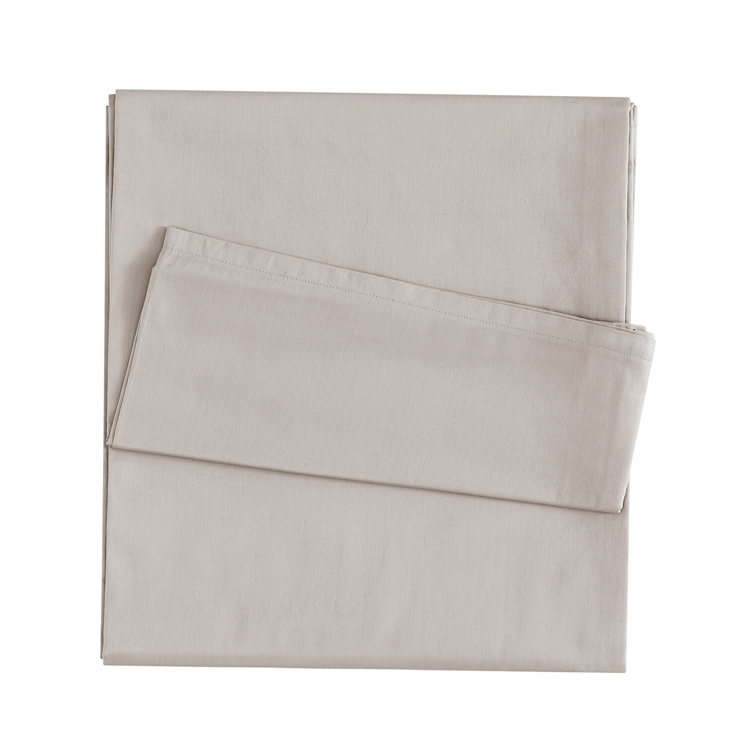 Linens Mix&Match Pamuk Saten Çift Kişilik Lastikli Çarşaf Taş