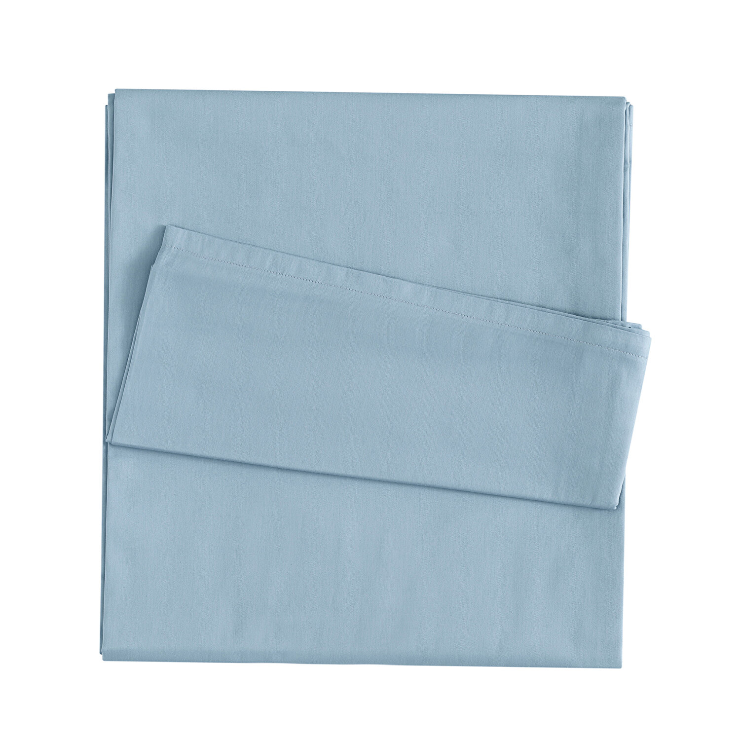 Linens Mix&Match Pamuk Saten Çift Kişilik Lastikli Çarşaf Mavi