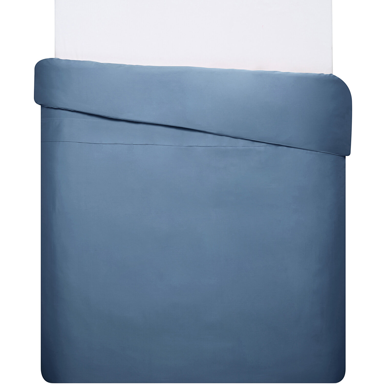 Linens Mix&Match Pamuk Tek Kişilik Saten Nevresim Kılıfı indigo
