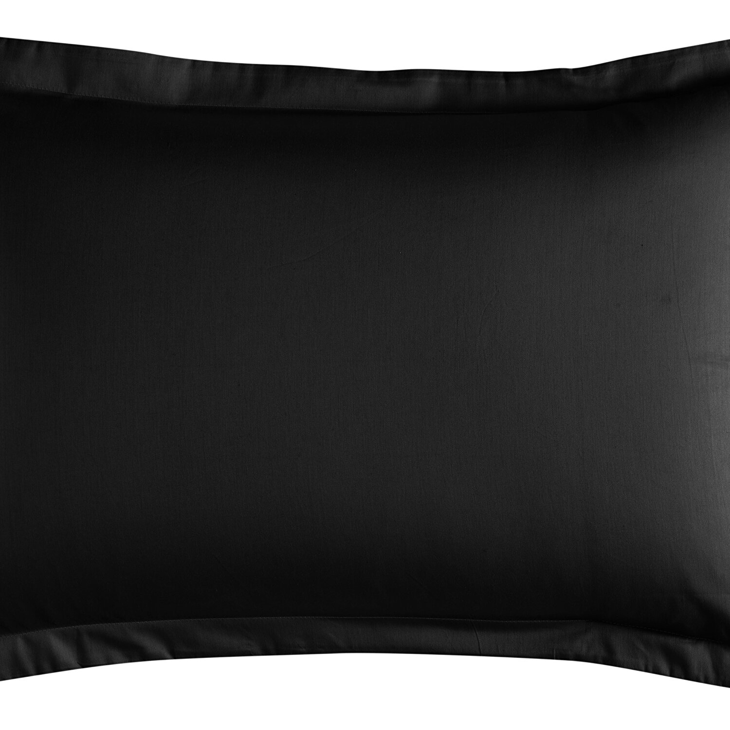 Linens Mix&Match Pamuk Saten 2'li Volanlı Yastık Kılıfı Seti Siyah