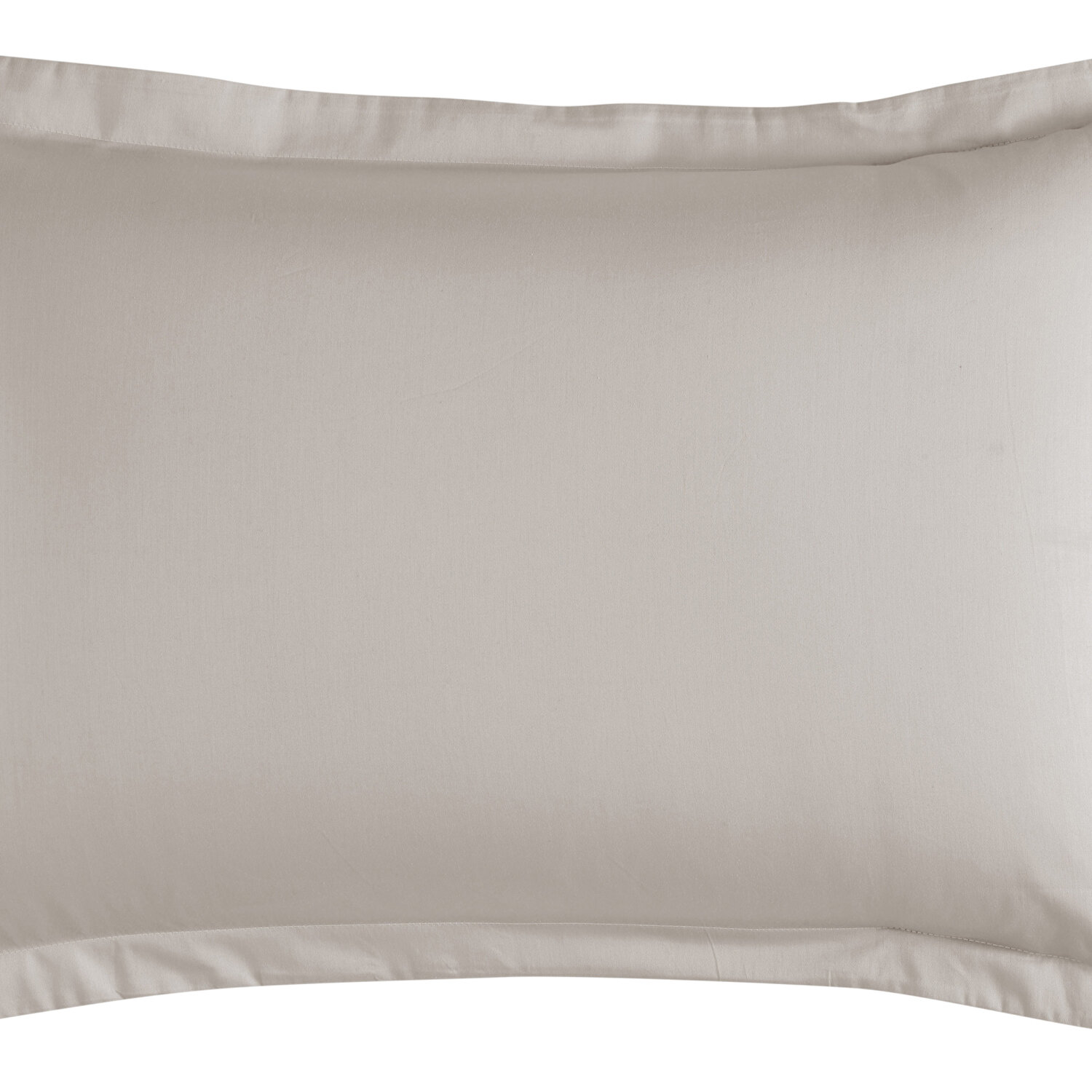 Linens Mix&Match Pamuk Saten 2'li Volanlı Yastık Kılıfı Seti Taş