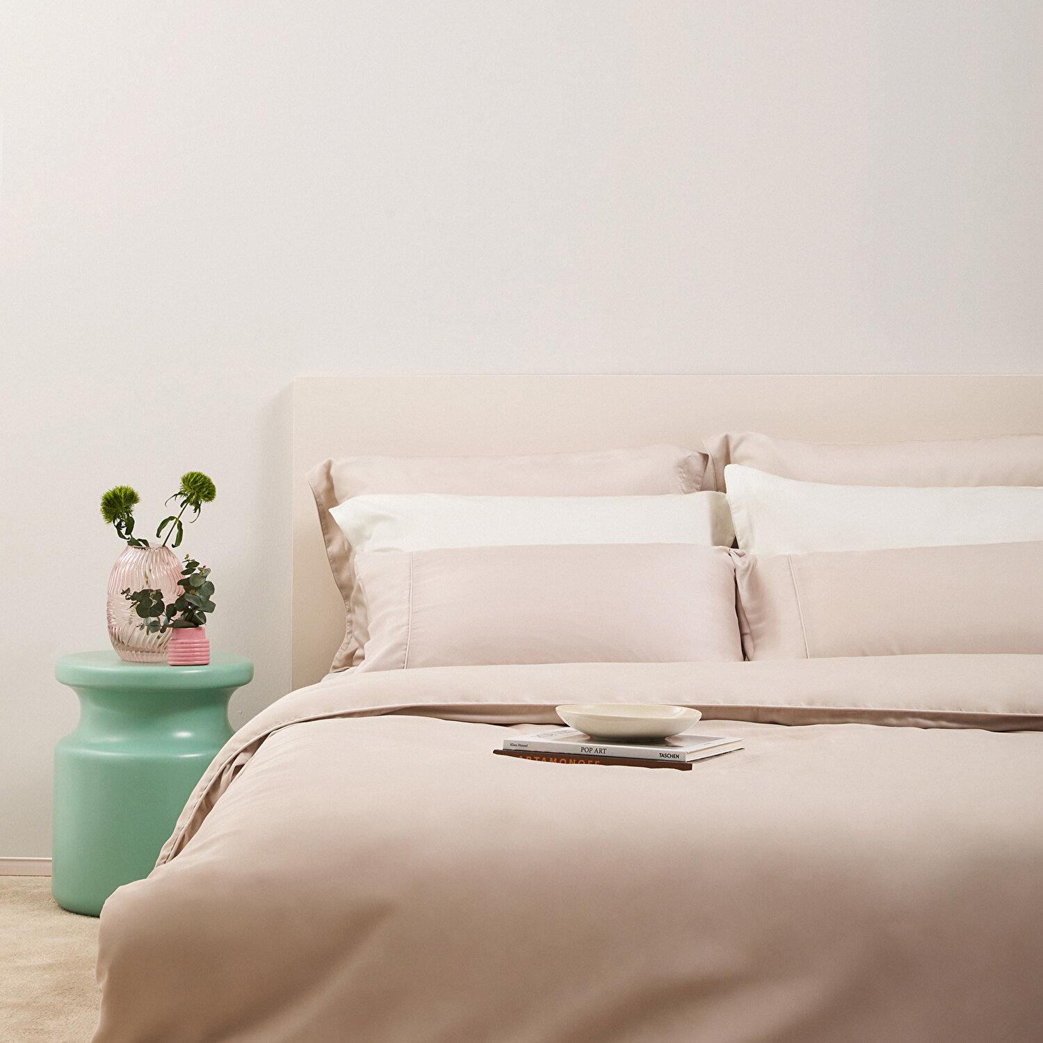 Linens X TENCEL™ Lyocell 2'li Standart Yastık Kılıfı Seti Beyaz