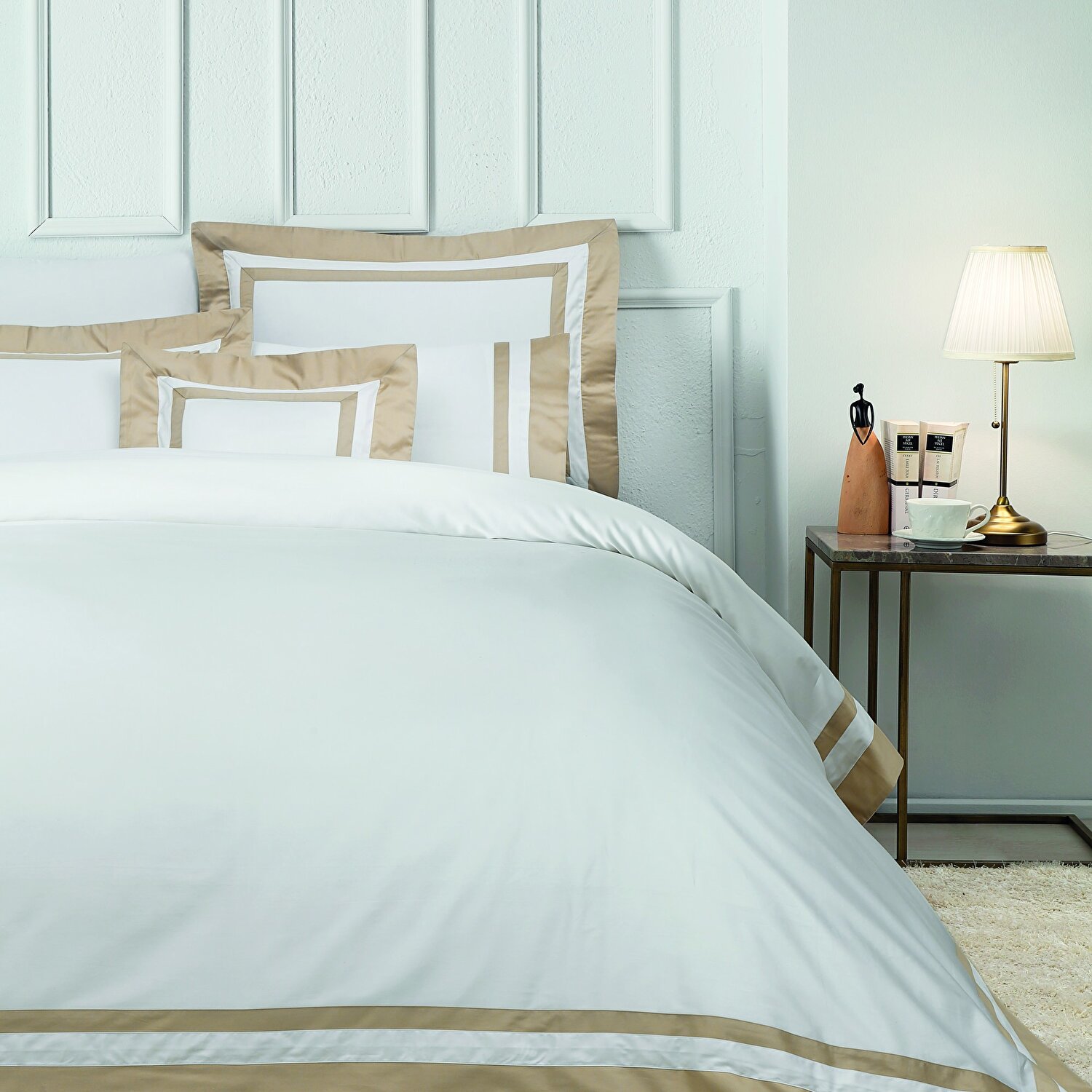 Valeron Nouveau Saten King Nevresim Takımı Devetüyü