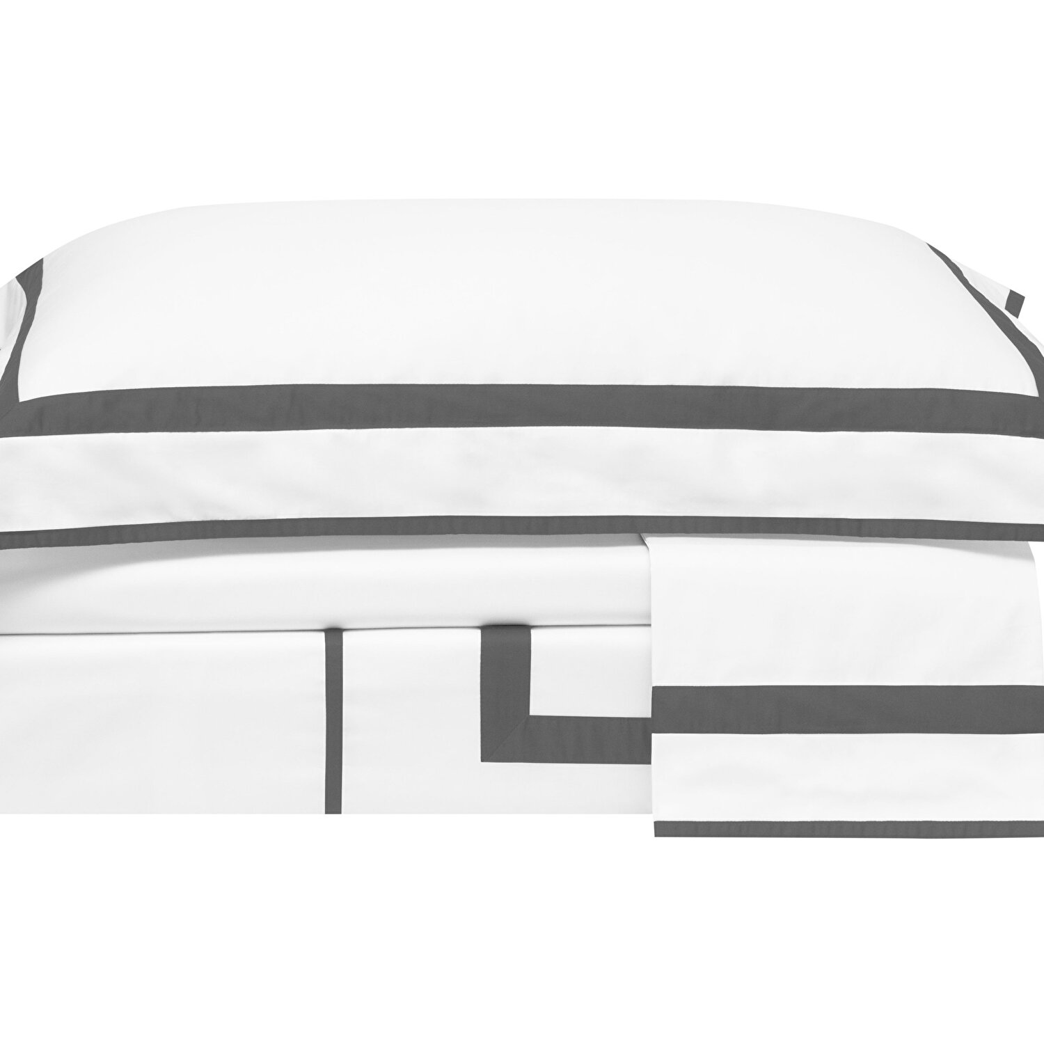 Valeron La Reve Saten King Nevresim Takımı Antrasit