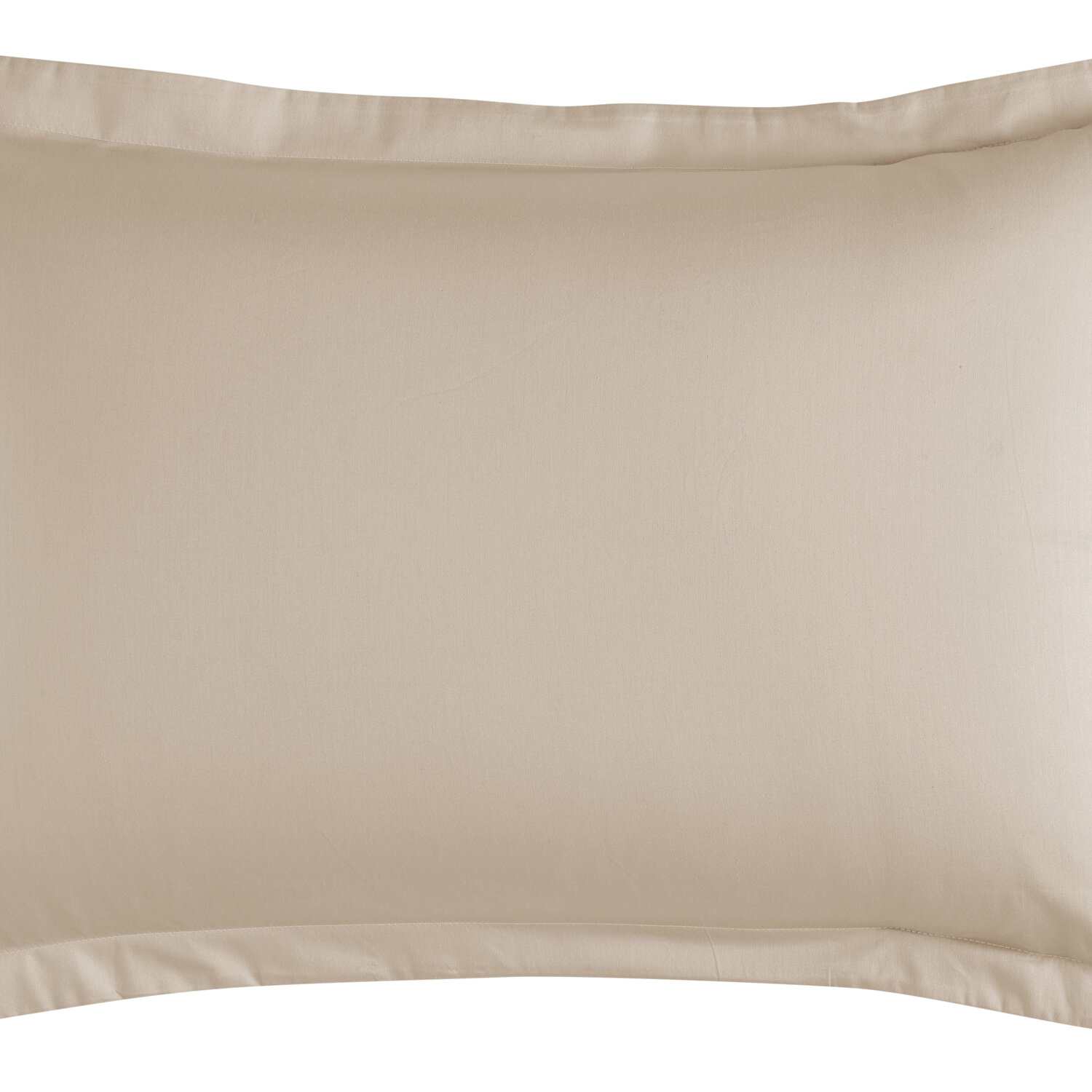 Linens Mix&Match Pamuk Saten 2'li Volanlı Yastık Kılıfı Seti Camel