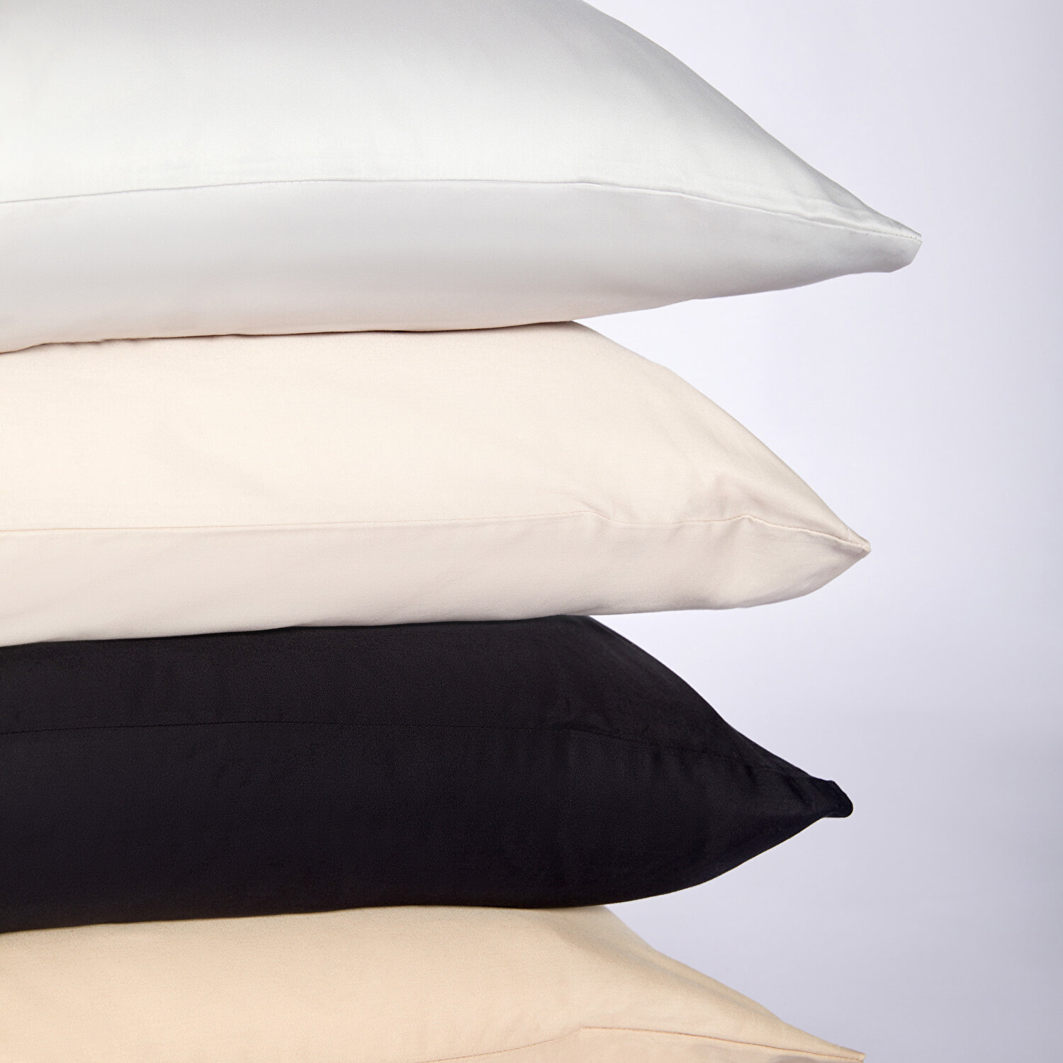 Linens Mix&Match Pamuk Saten 2'li Volanlı Yastık Kılıfı Seti Camel