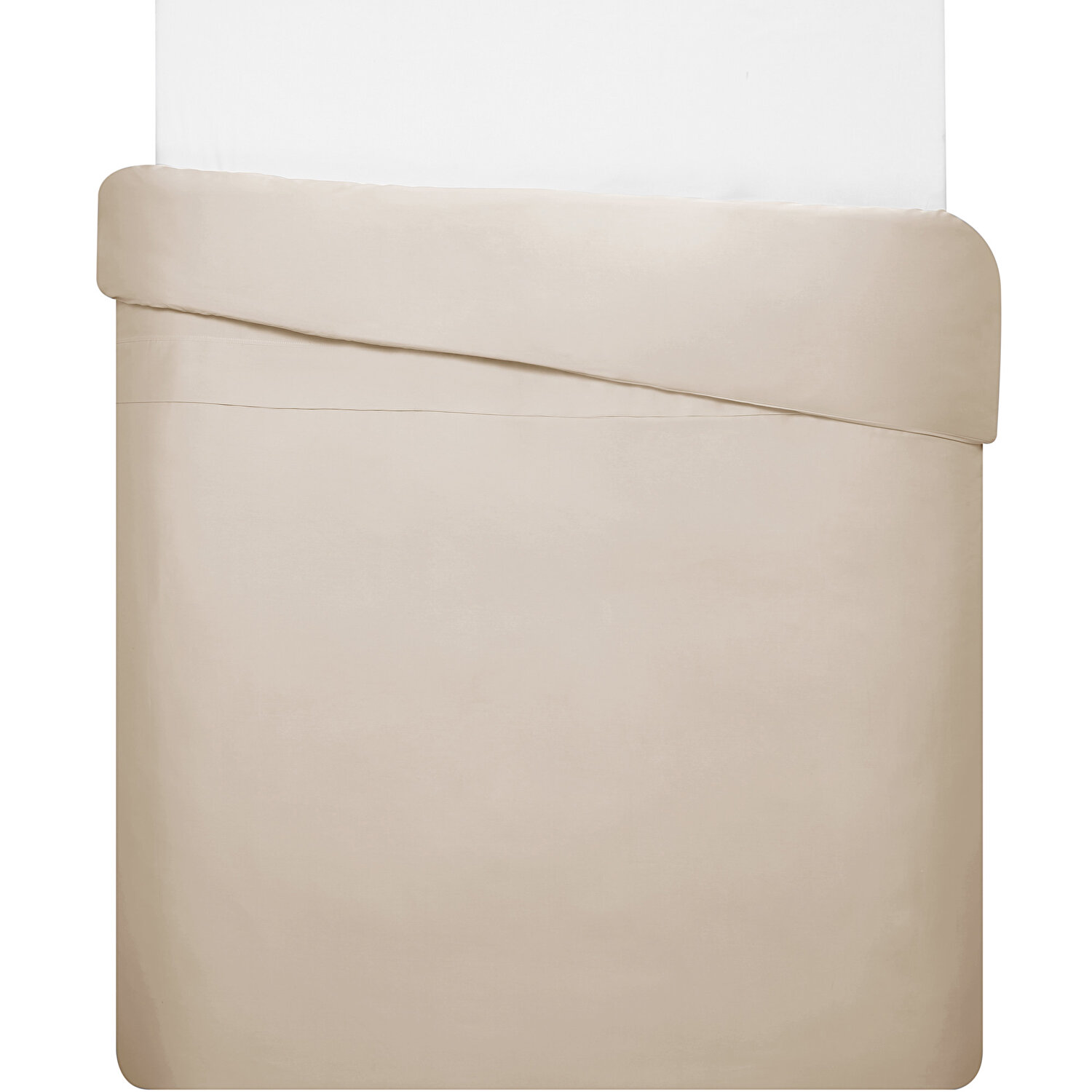 Linens Mix&Match Pamuk Tek Kişilik Saten Nevresim Kılıfı Camel