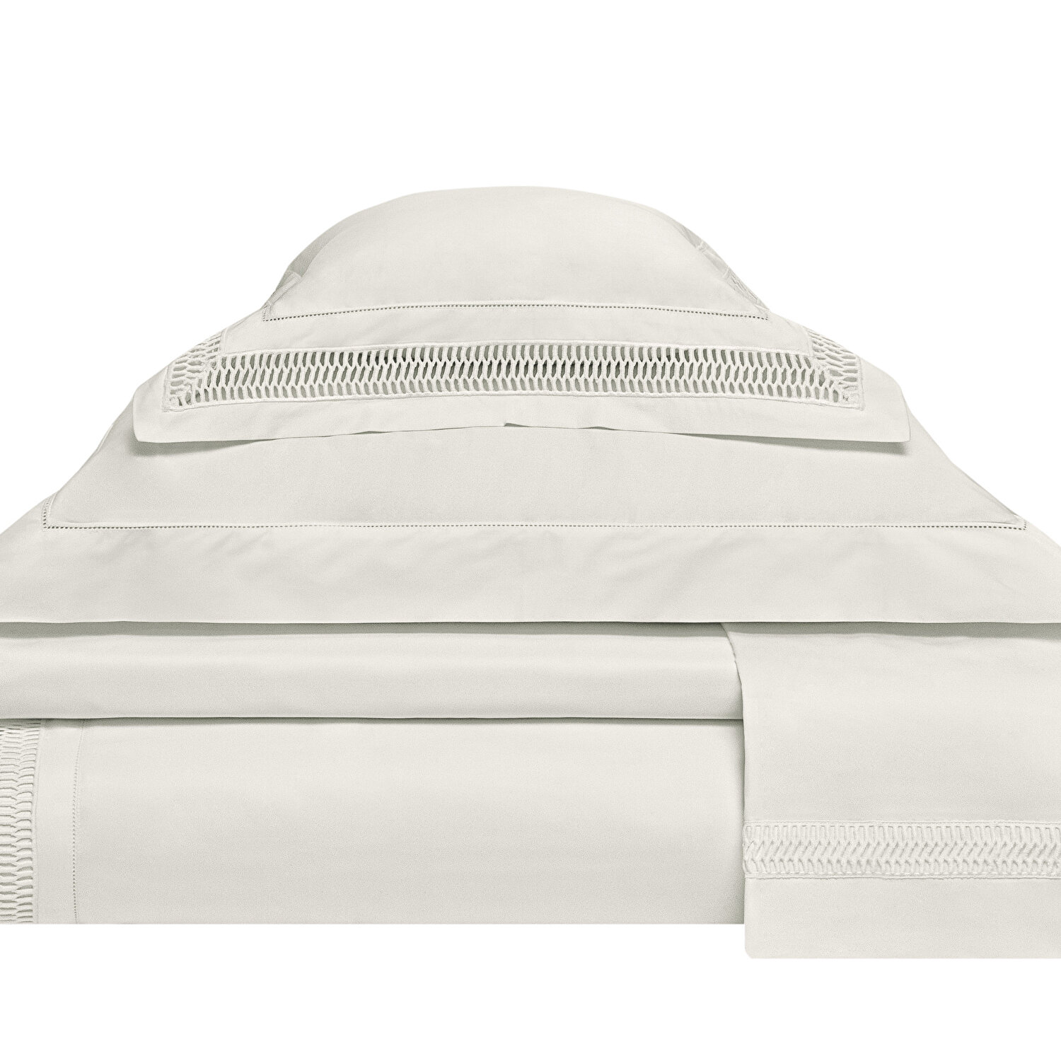 Valeron Cole Jakar King Nevresim Takımı Beyaz