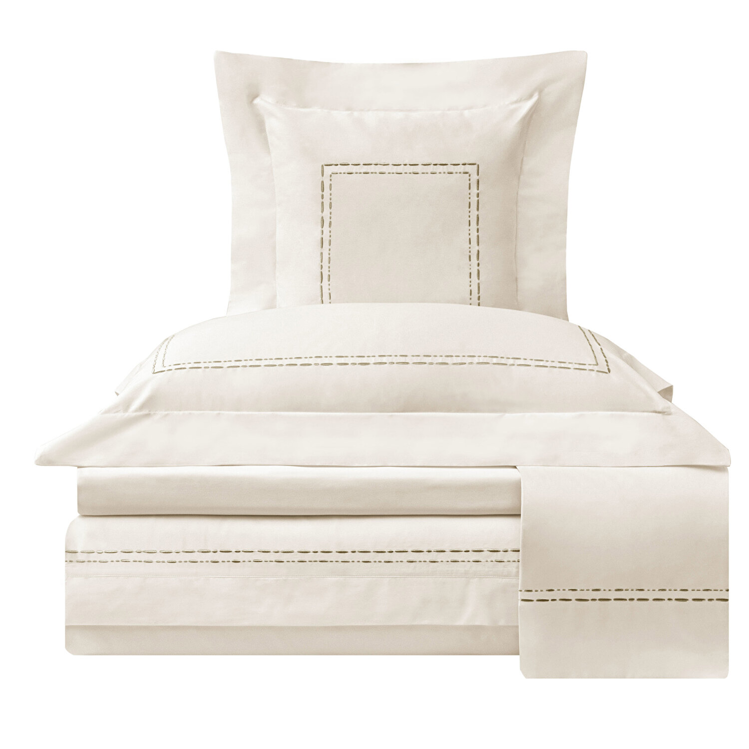 Valeron Valois Jakar Süper King Nevresim Takımı Haki