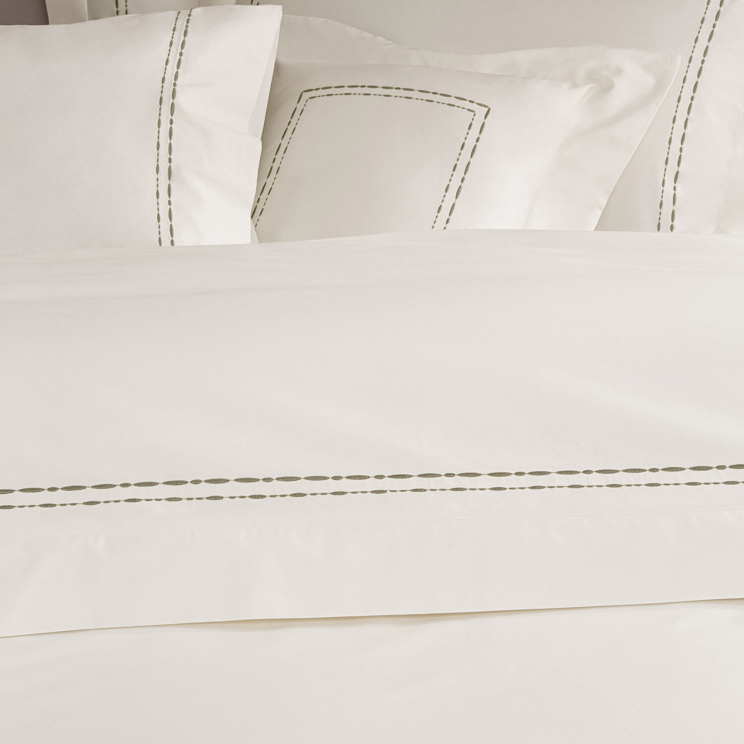 Valeron Valois Jakar Süper King Nevresim Takımı Haki