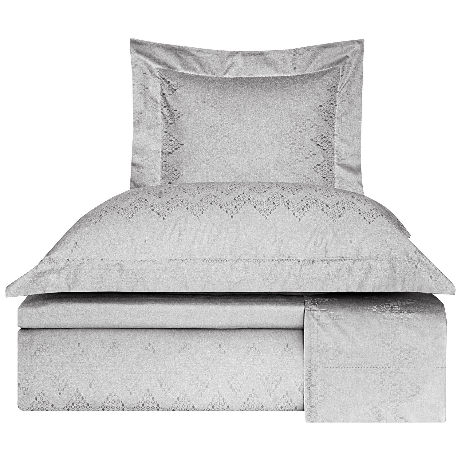 Valeron Davis Jakar King Nevresim Takımı Gri