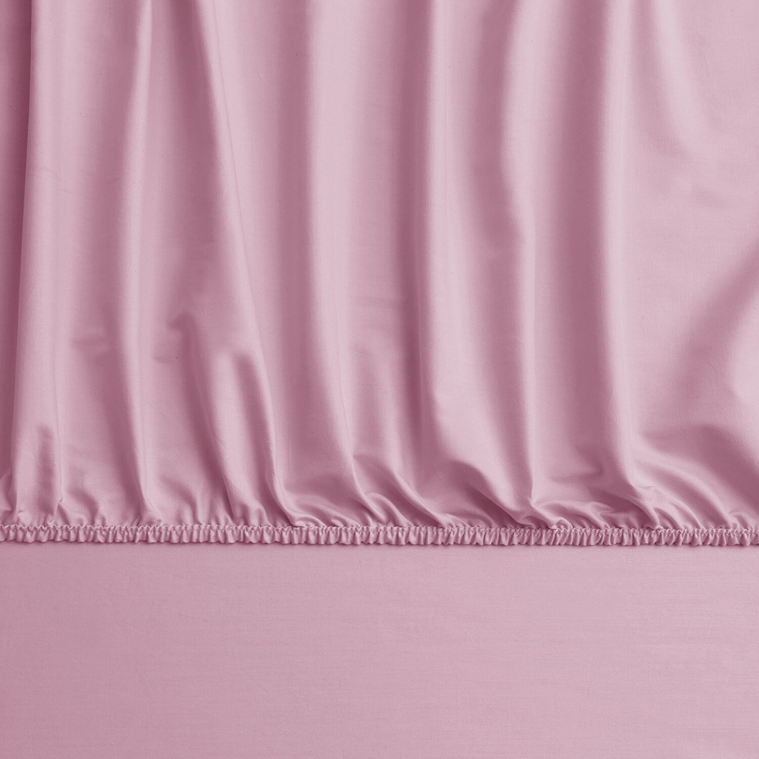 Linens Mix&Match Pamuk Saten Tek Kişilik Lastikli Çarşaf Gül Kurusu