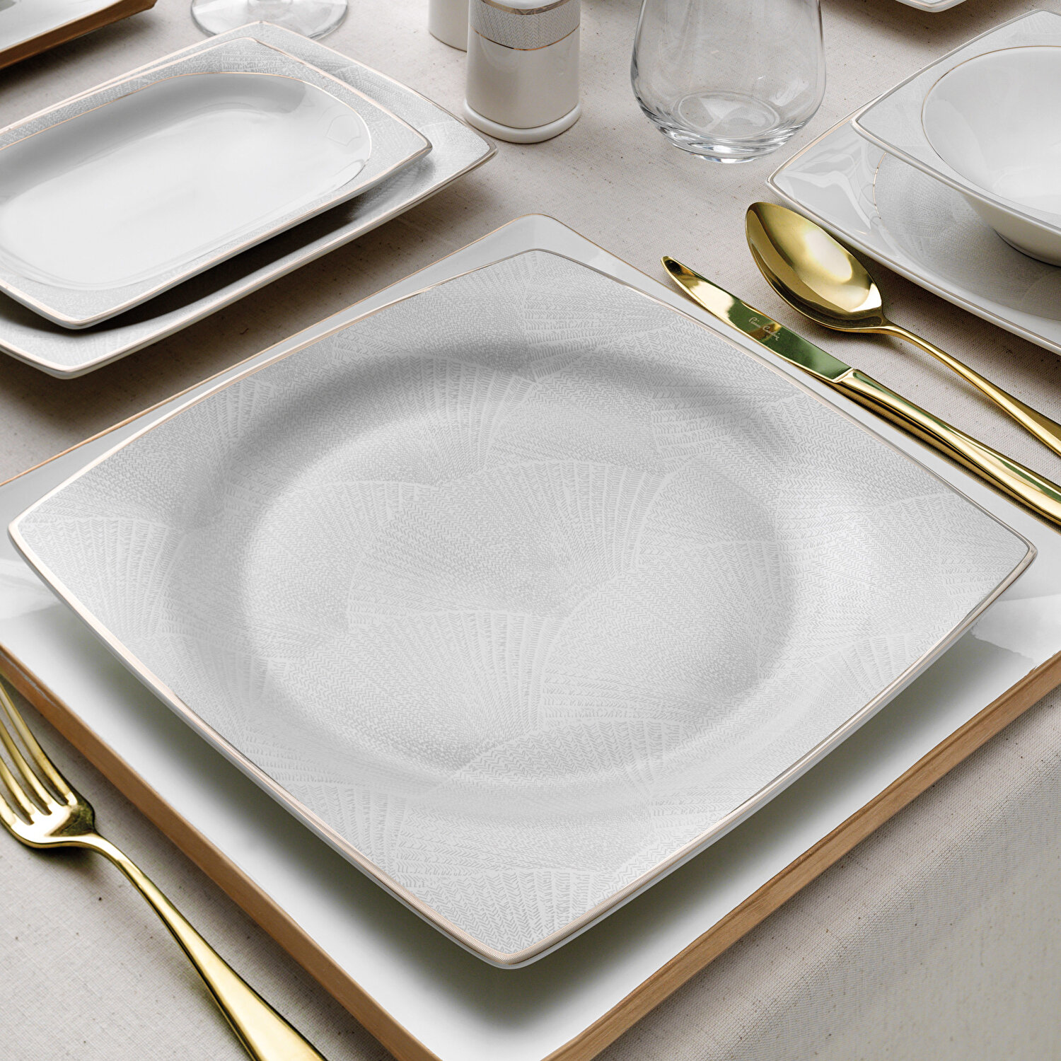 Pierre Cardin Giselle 60 Parça 12 Kişilik Yemek Takımı