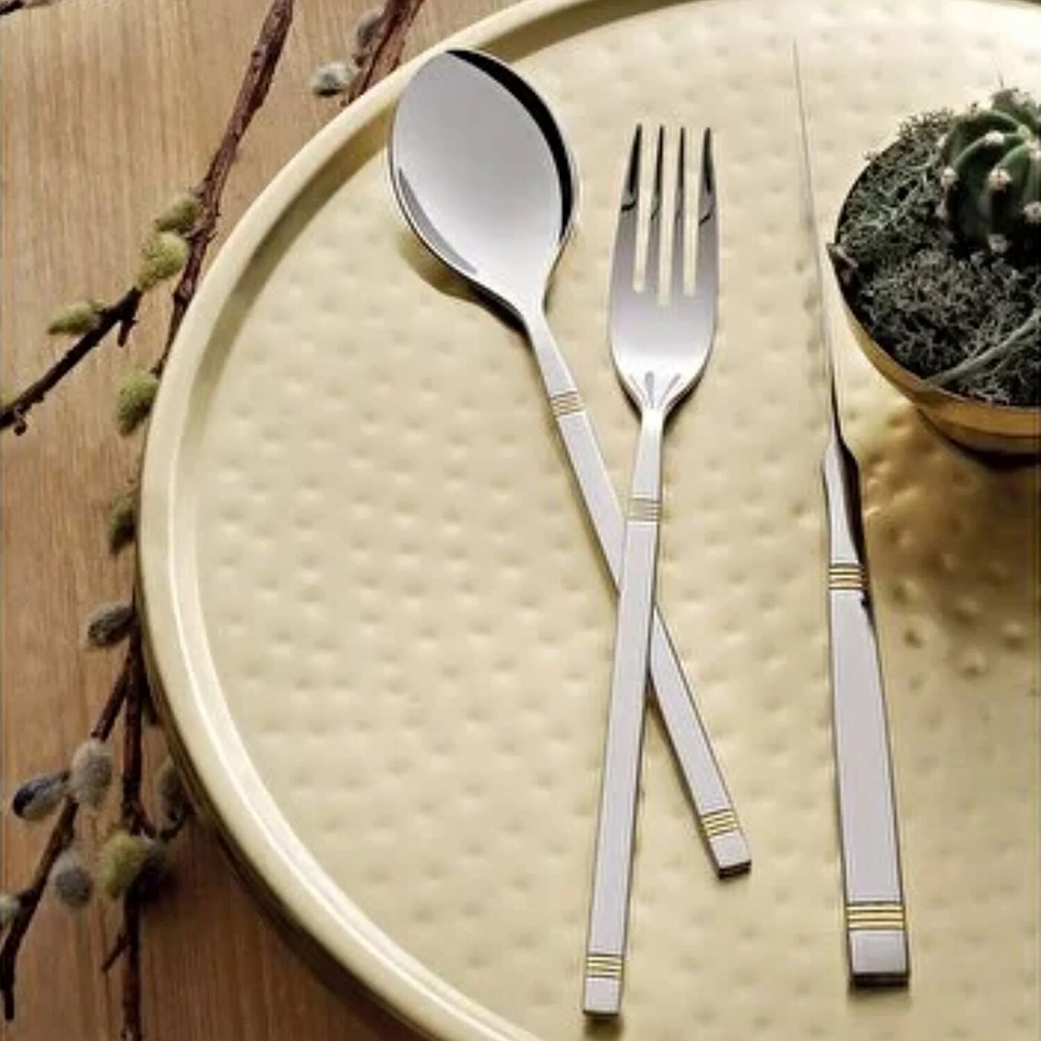 Pierre Cardin Walter Gold 84 Parça Çatal Kaşık Bıçak Seti