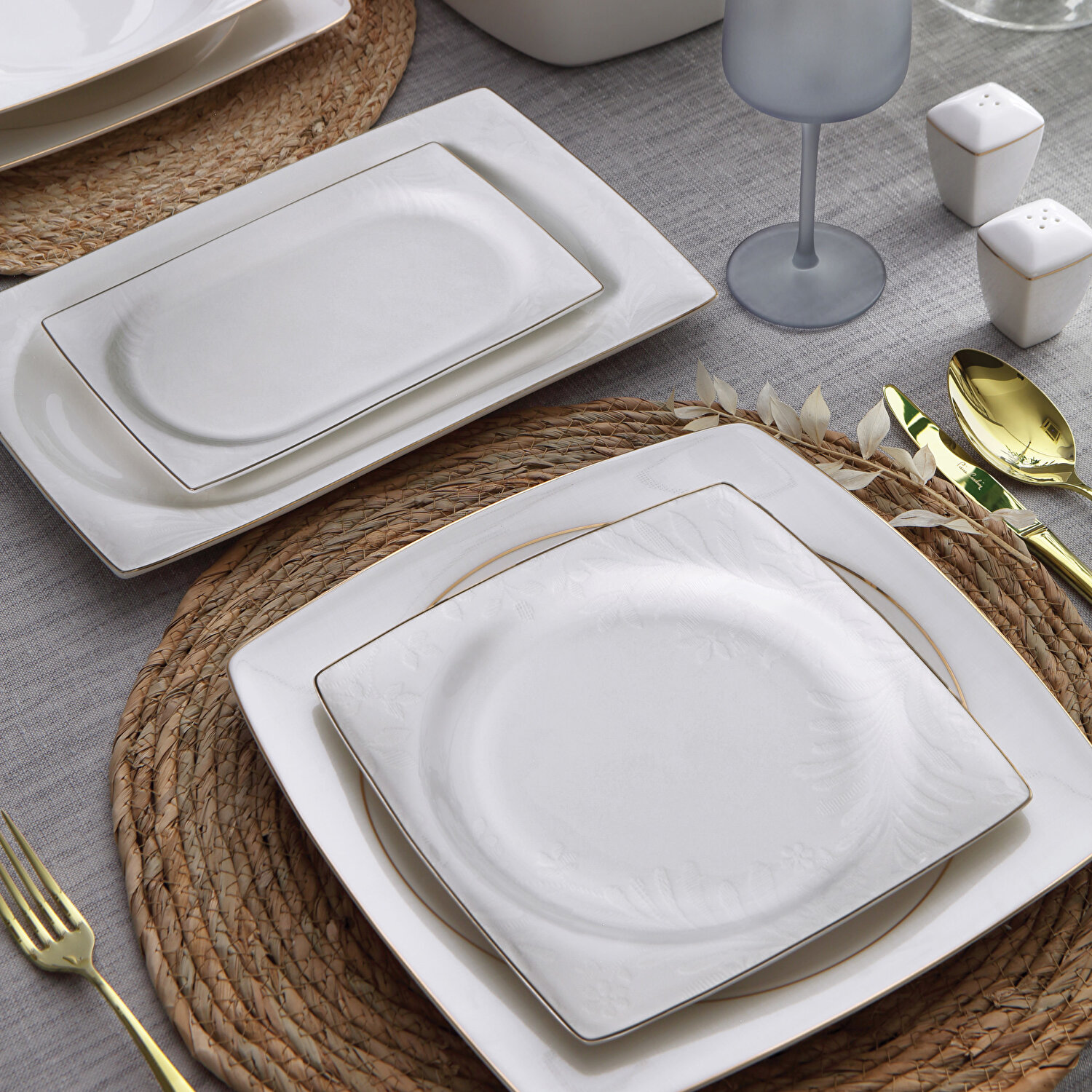 Pierre Cardin Kathie 60 Parça 12 Kişilik Yemek Takımı