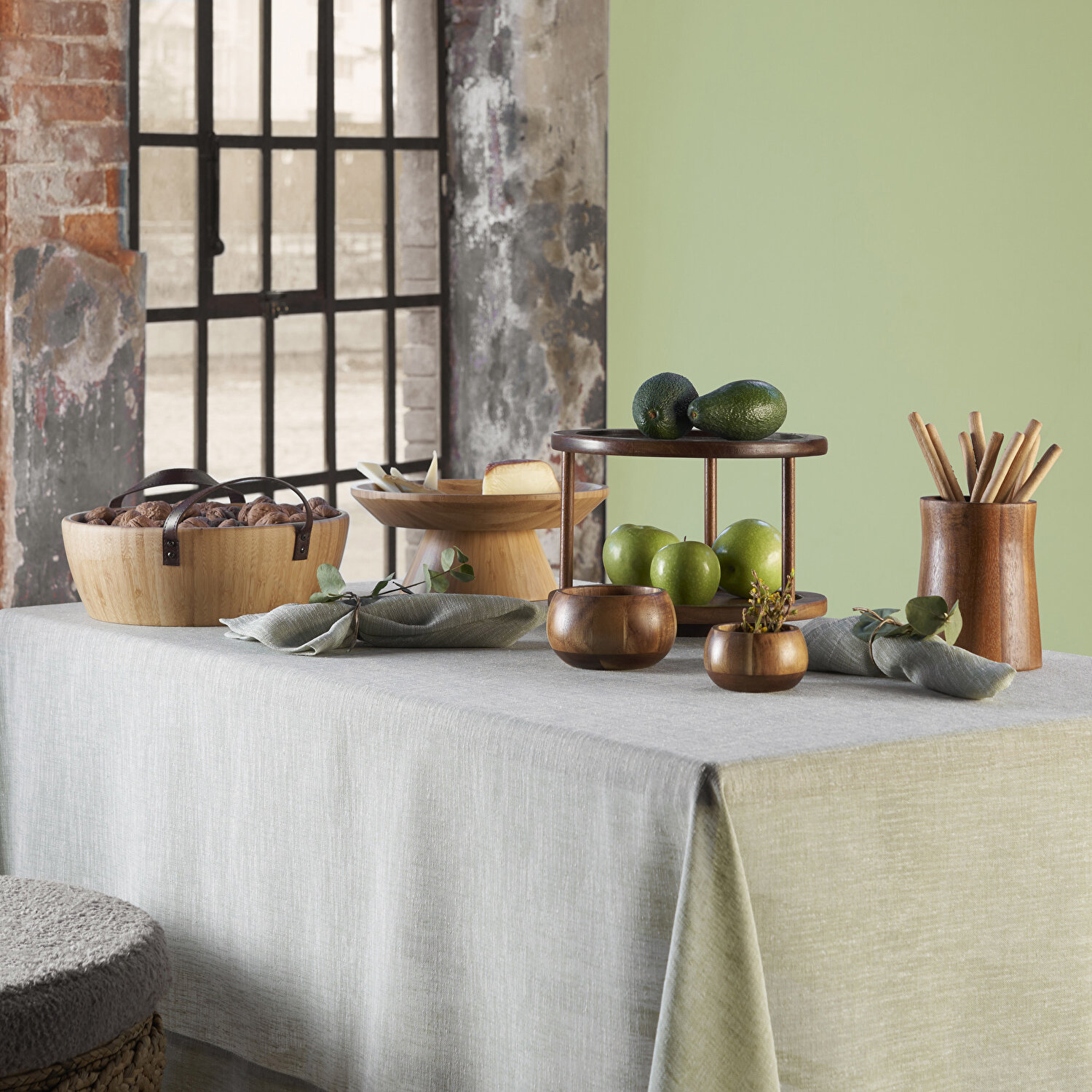 Linens Accacia Akasya 12x6,5 cm Çerezlik