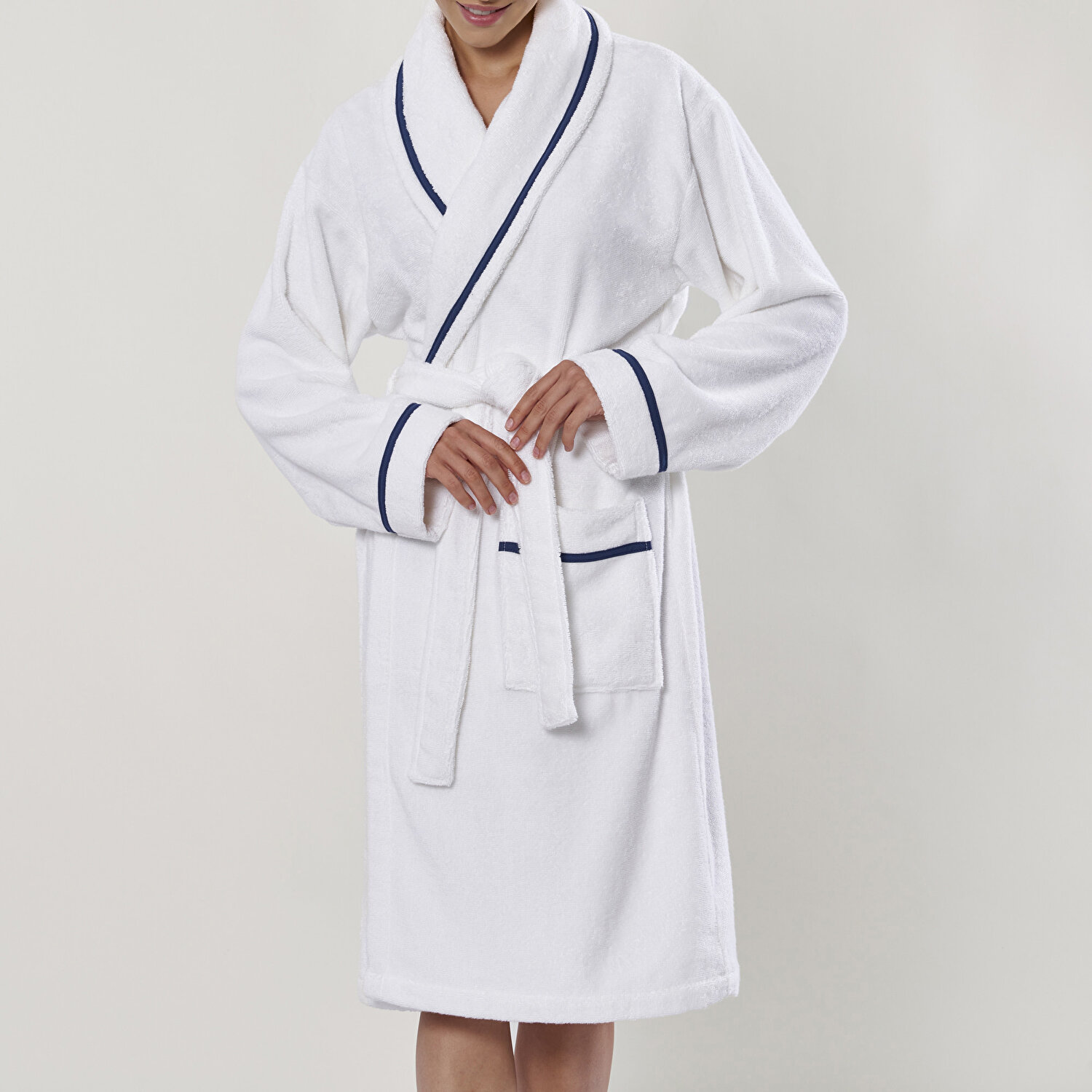 Valeron Trio S/M Bornoz Lacivert