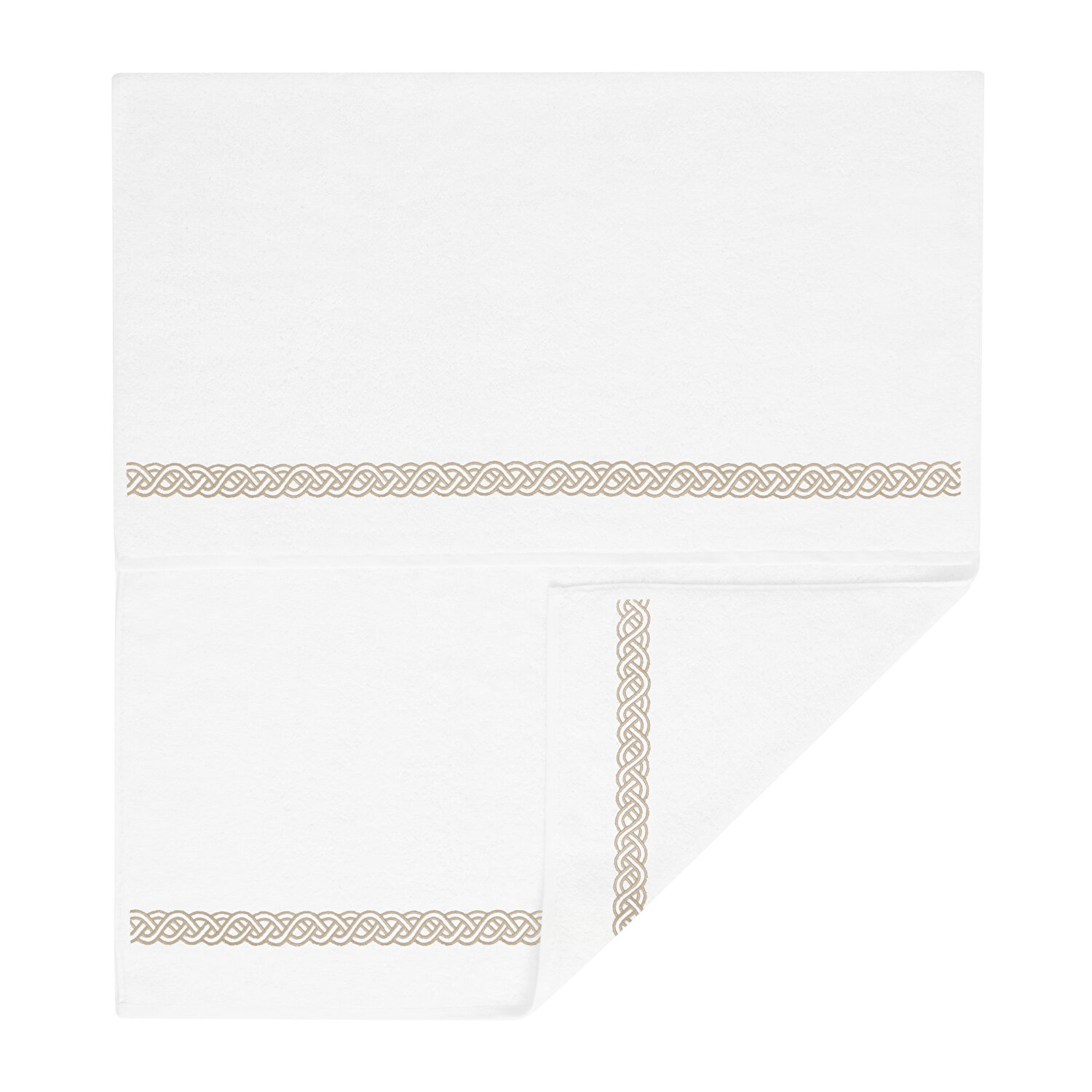 Valeron Helice 90x150 cm Banyo Havlusu Vizon