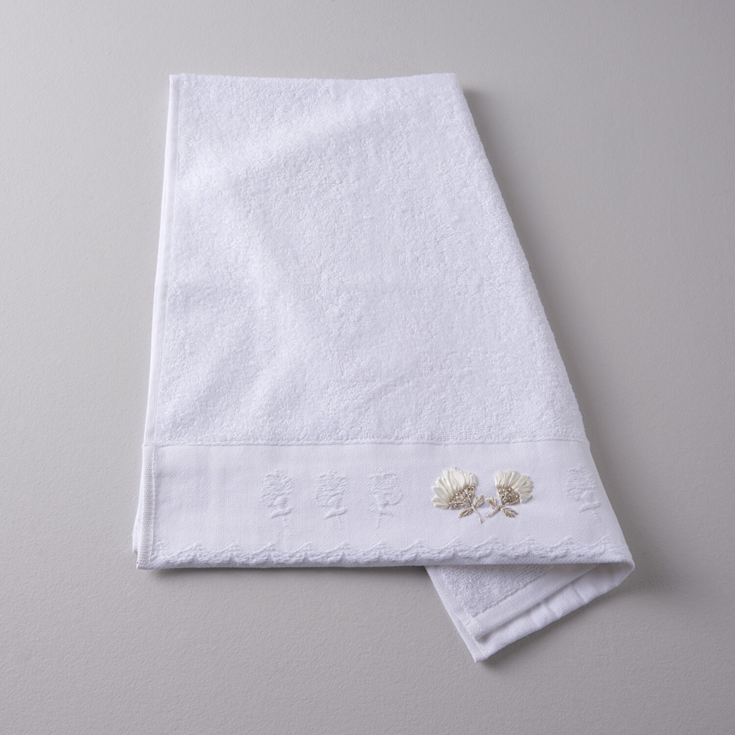 Linens Frea Bambu 50X85 cm Yüz Havlusu Beyaz