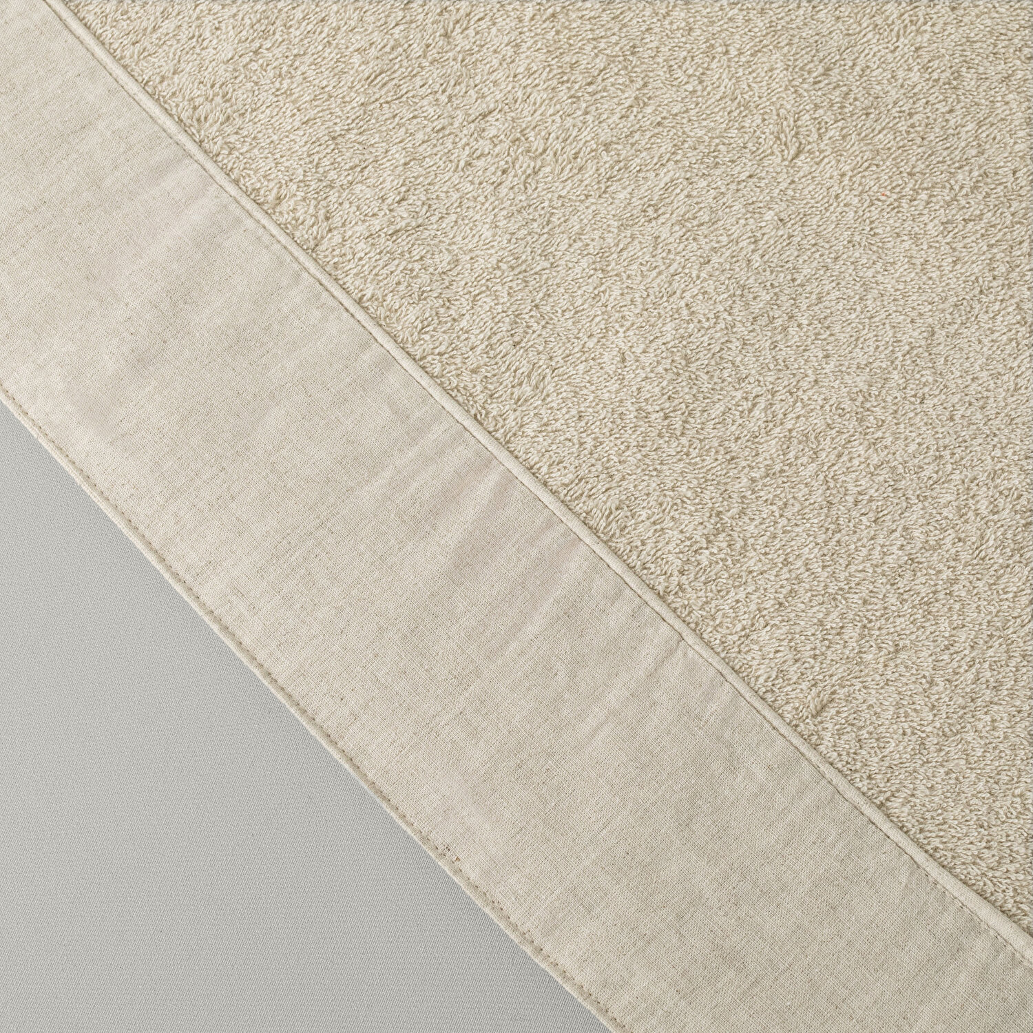 Linens Liona Keten Yüz Havlusu 50x85 Cm Naturel