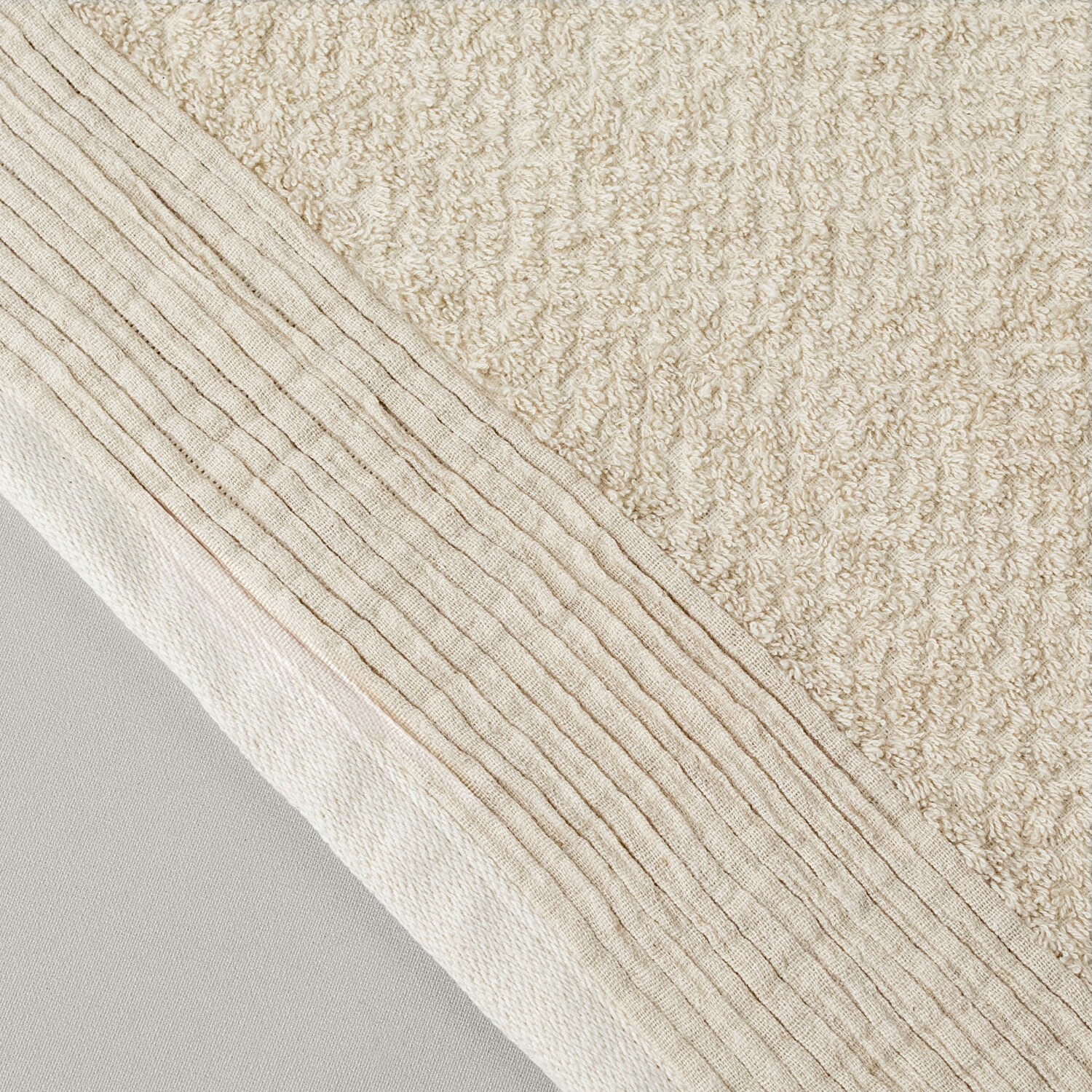 Linens Linta Keten Yüz Havlusu 50x85 Cm Naturel