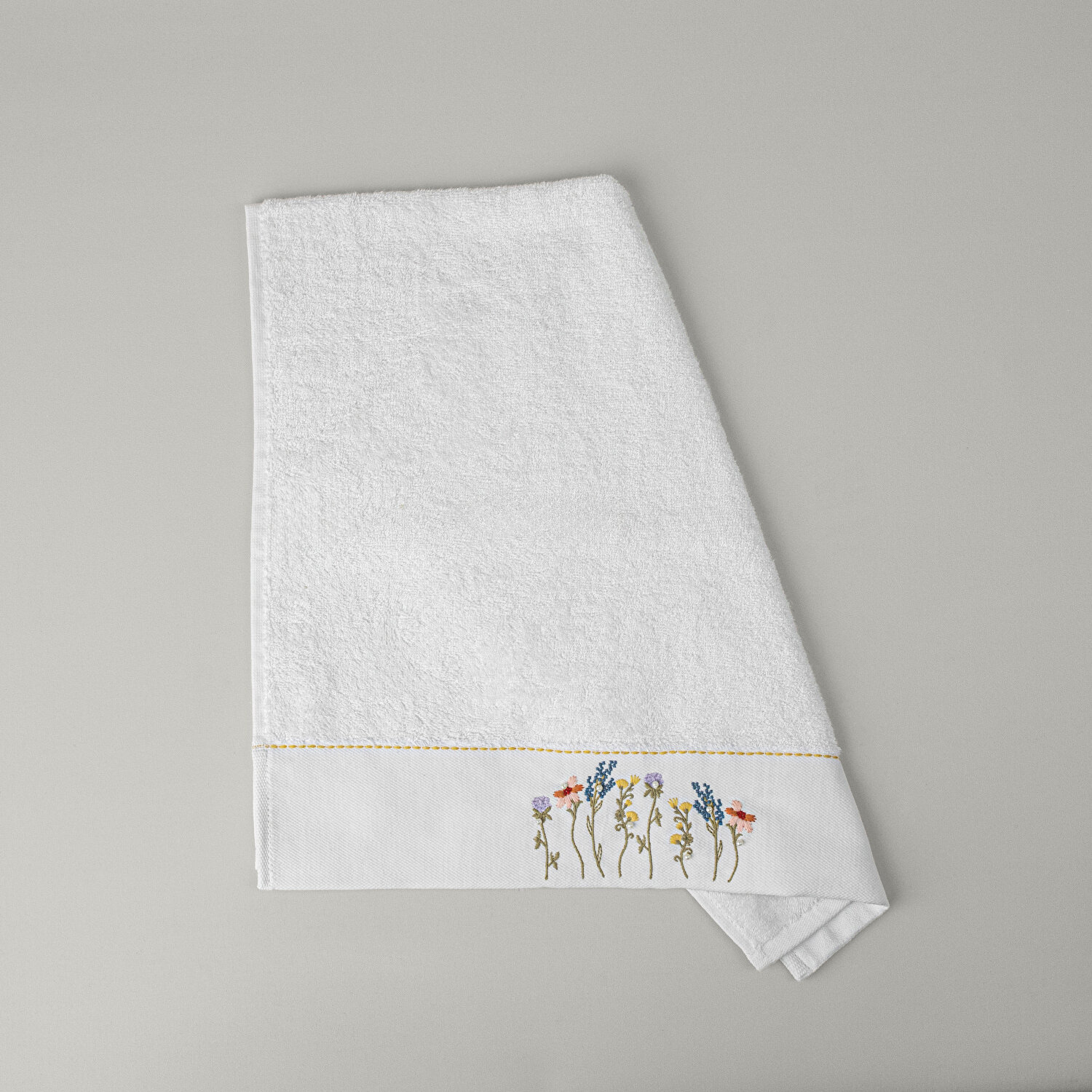 Linens Wister Bambu Yüz Havlusu 50x85 Cm Beyaz