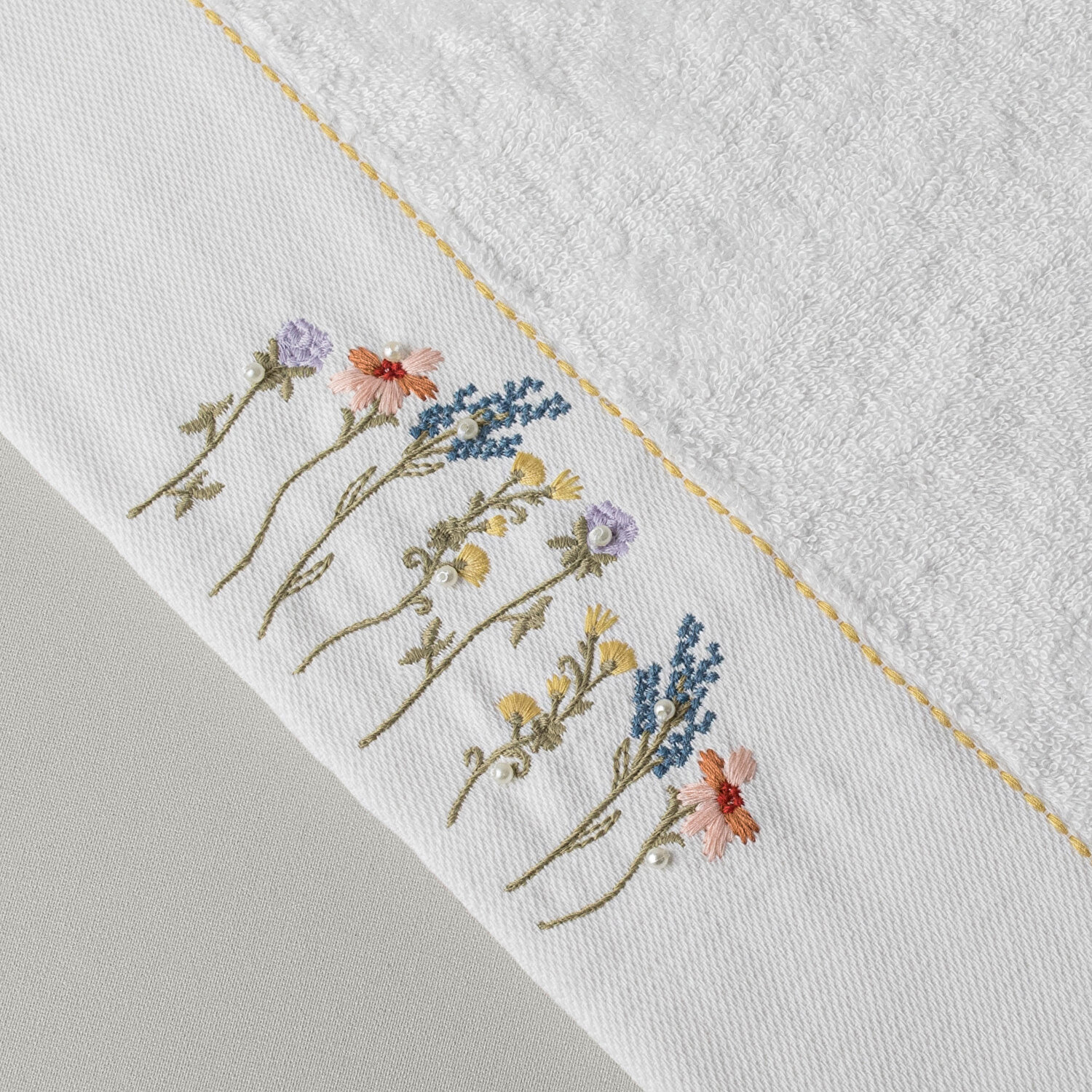 Linens Wister Bambu Yüz Havlusu 50x85 Cm Beyaz