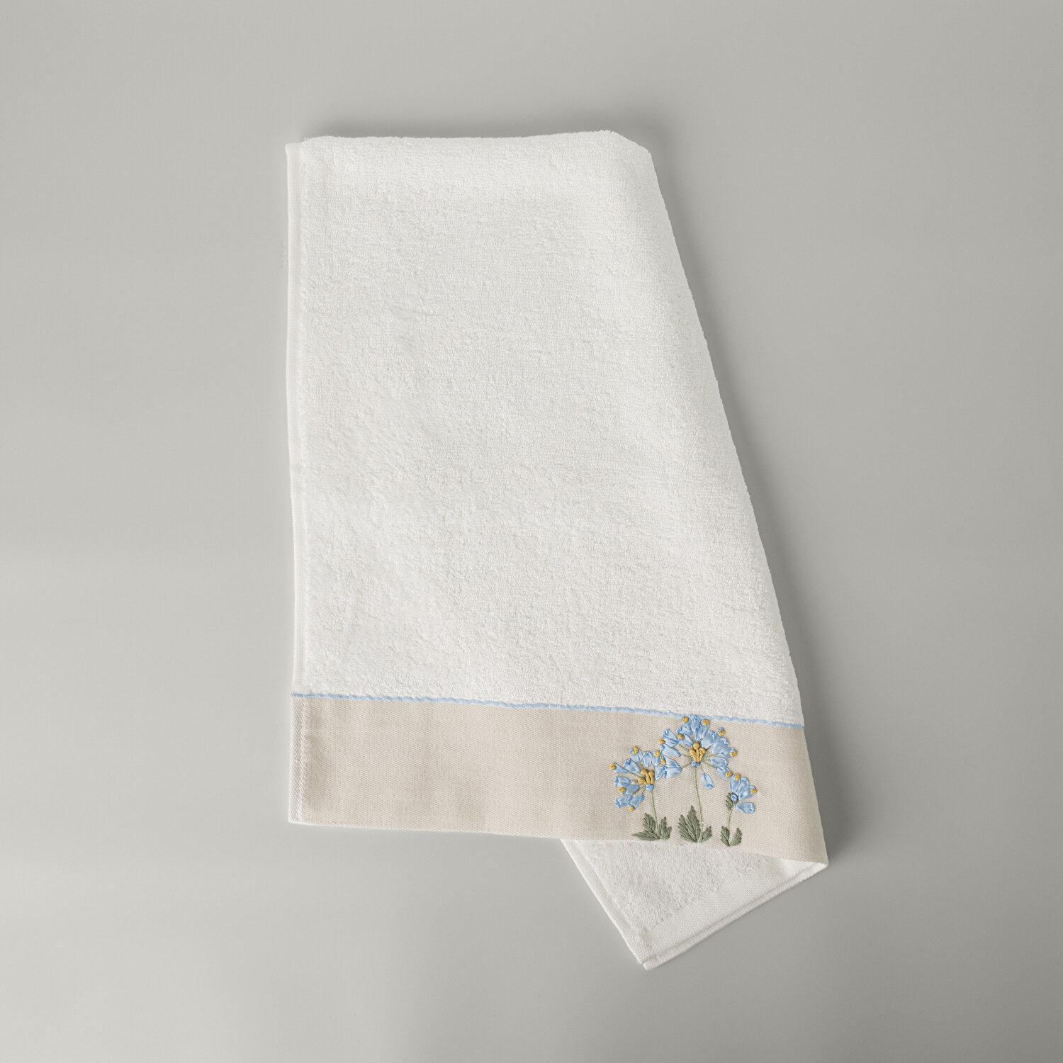 Linens Nıssa Bambu Yüz Havlusu 50X85 Cm Beyaz