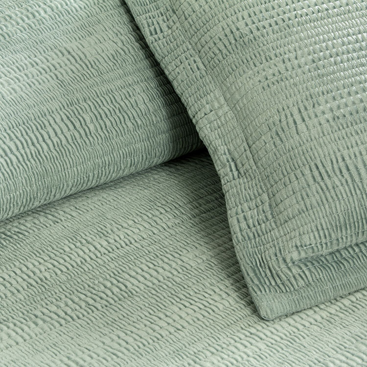 Linens Velona Çift Kişilik Yatak Örtüsü Seti Yeşil