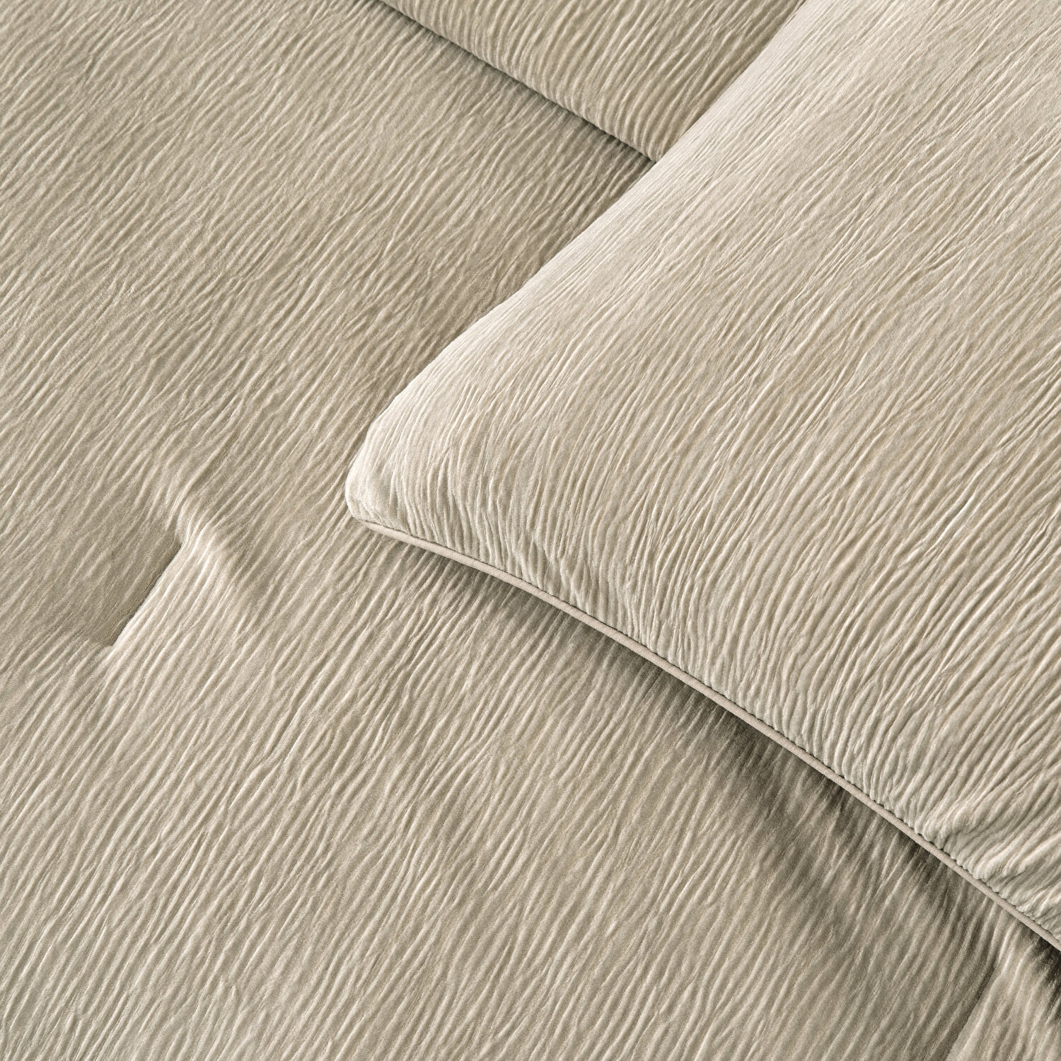 Linens Solven Çift Kişilik Yatak Örtüsü Seti Bej