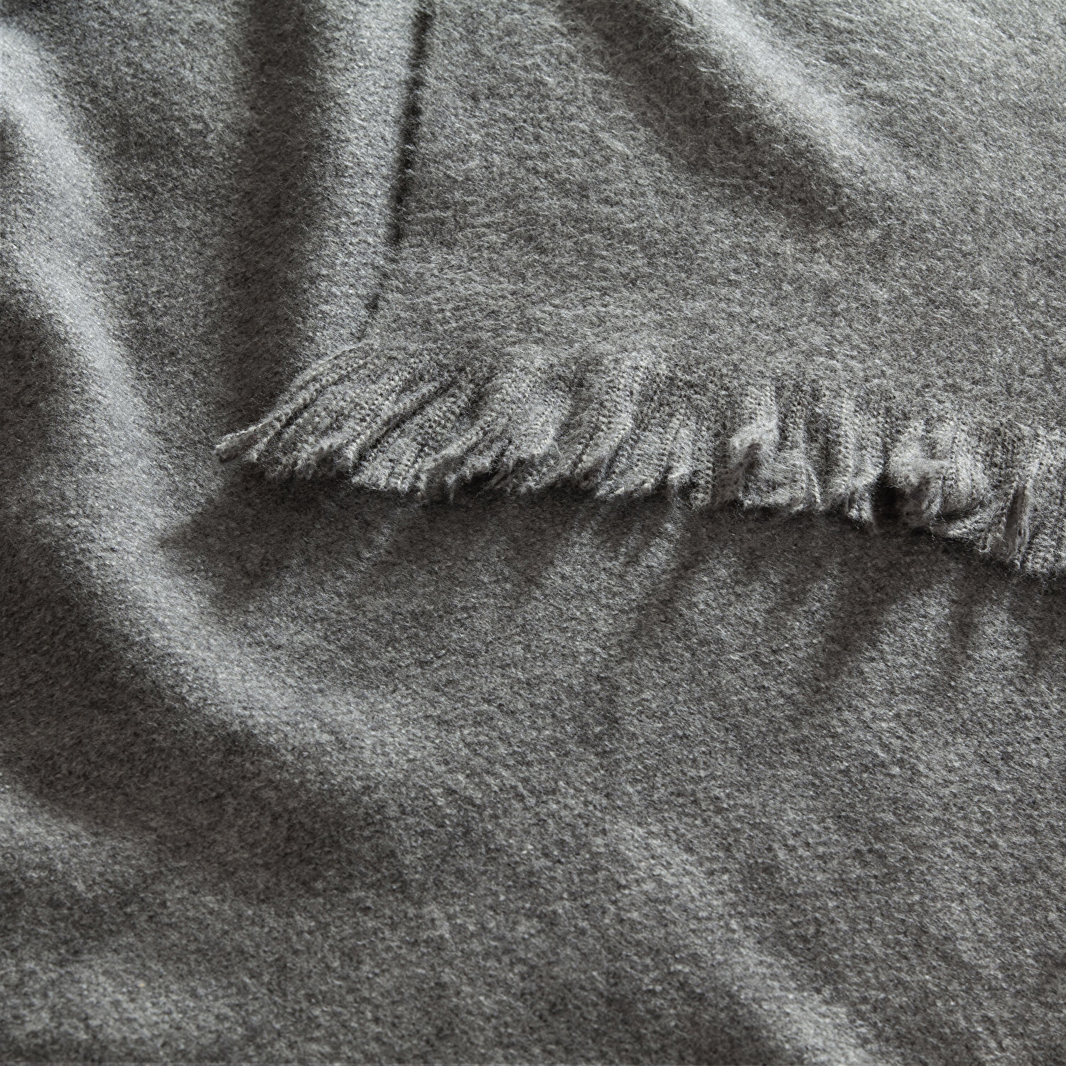 Linens Lunea Throw / Tv Battaniyesi Antrasit Tek Kişilik