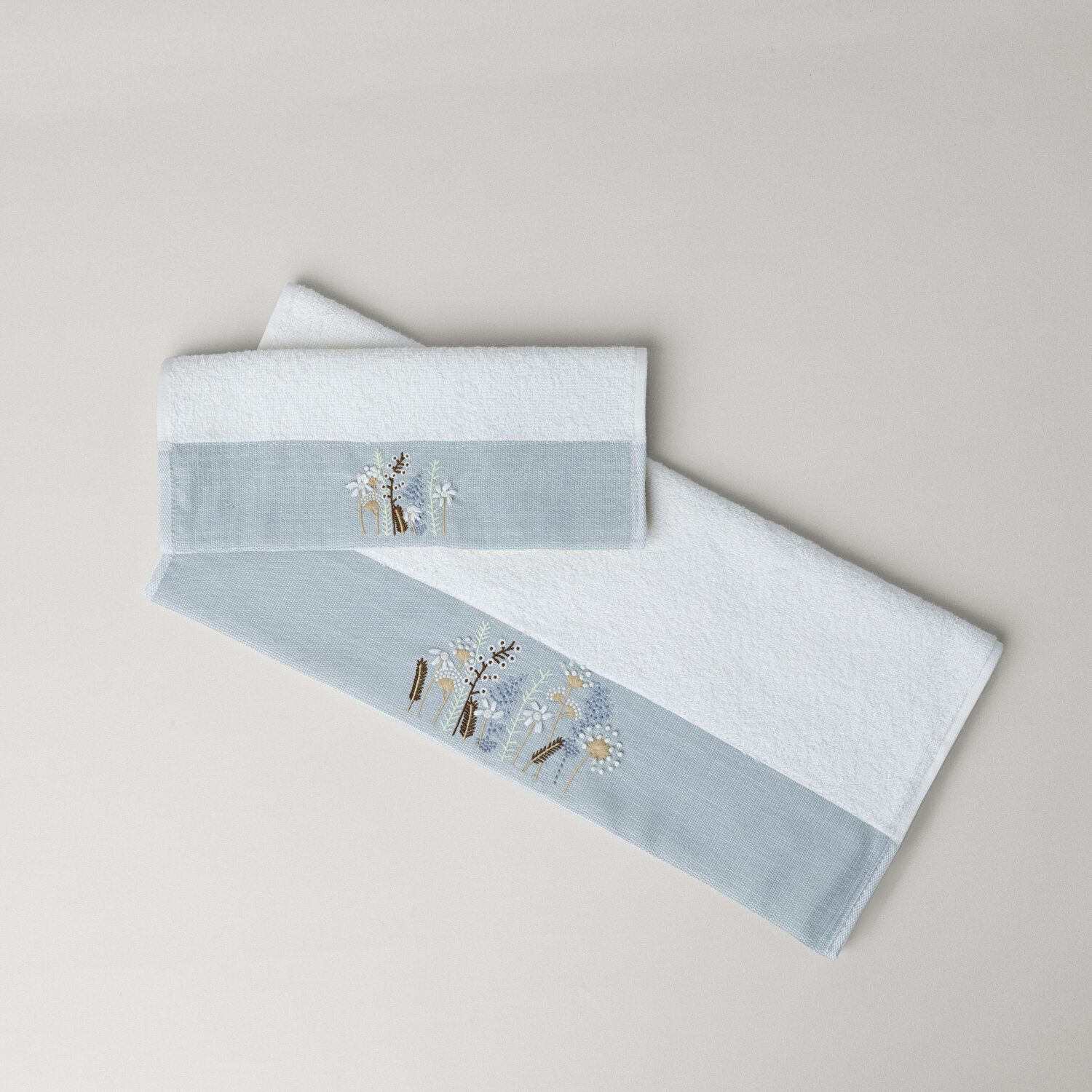 Linens Brela Pamuk 50x85 Cm Yüz Havlusu Ekru