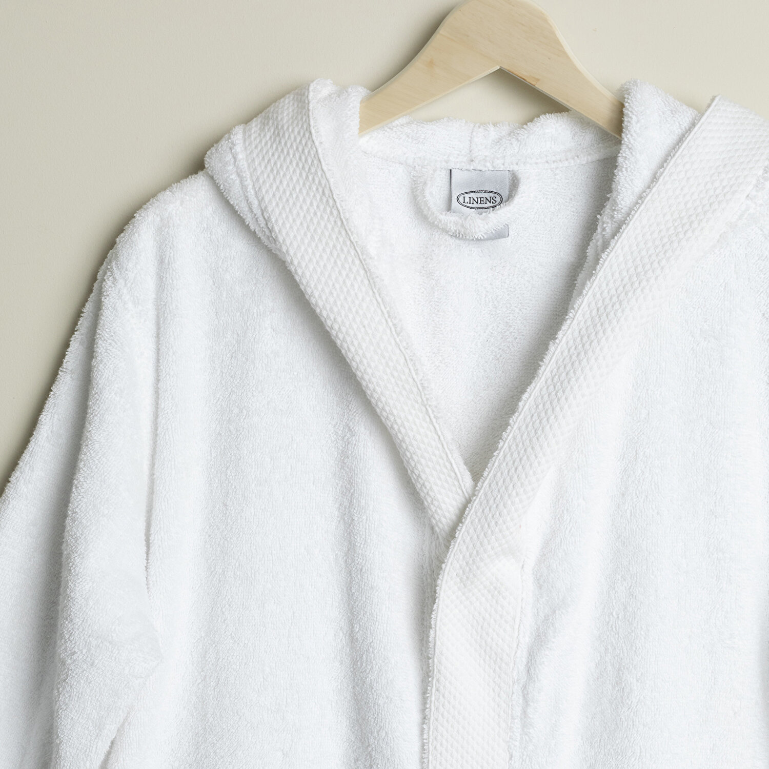 Linens Elvia Pamuk S/M- L/XL 4'lü Bornoz Seti Beyaz