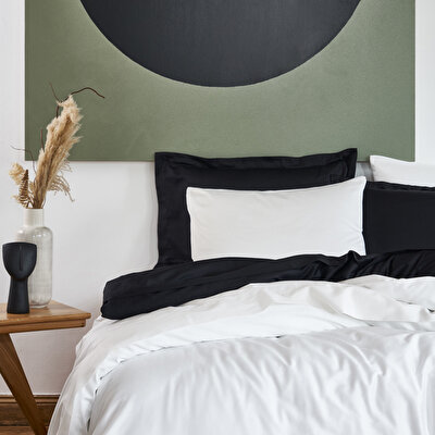 Linens Mix&Match Pamuk Saten Çift Kişilik Lastikli Çarşaf Ekru