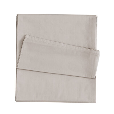 Linens Mix&Match Pamuk Saten Çift Kişilik Lastikli Çarşaf Taş