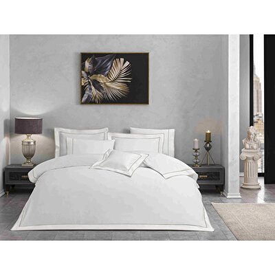 Valeron Duo Saten Süper King Nevresim Takımı Camel