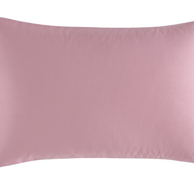 Linens Mix&Match Pamuk Saten 2'li Volanlı Yastık Kılıfı Seti Gül Kurusu