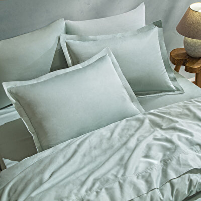 Linens Mix&Match Pamuk Tek Kişilik Saten Nevresim Kılıfı Yeşil