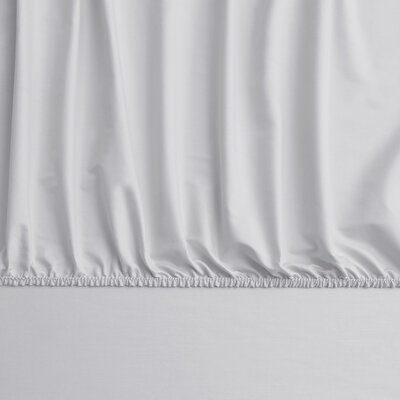 Linens Mix&Match Pamuk Saten Tek Kişilik Lastikli Çarşaf Gri