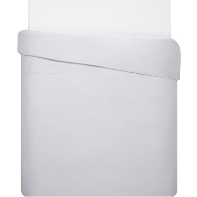 Linens Mix&Match Pamuk Saten Tek Kişilik Saten Nevresim Kılıfı Gri