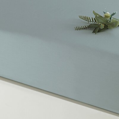 Linens Mix&Match Pamuk Saten Tek Kişilik Lastikli Çarşaf Yeşil