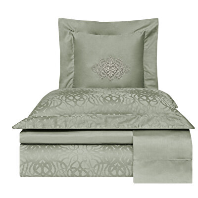 Valeron Valois Jakar Süper King Nevresim Takımı Haki