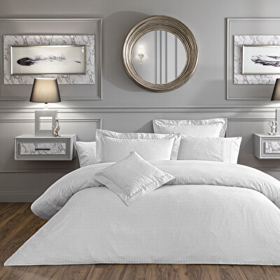 Valeron Davis Jakar King Nevresim Takımı Gri