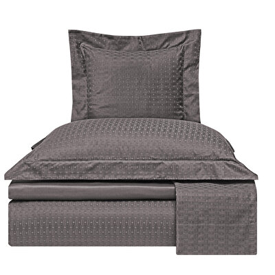 Valeron Davis Jakar Süper King Nevresim Takımı Antrasit