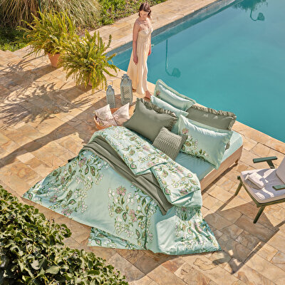 Linens Bsp Tek Kişilik Yatak Örtüsü Seti Yeşil