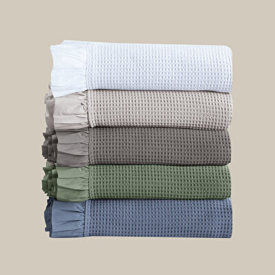 Linens Bsp Tek Kişilik Yatak Örtüsü Seti Yeşil