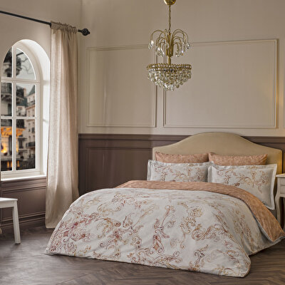 Linens Etienne Pamuk Saten Tek Kişilik Nevresim Takımı Gri