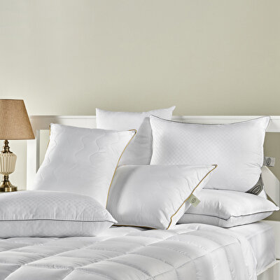 Linens Comfy Boncuk Elyaf Standart Yastık