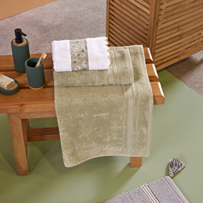 Linens Soft 50x85 cm Yüz Havlusu Çağla Yeşili