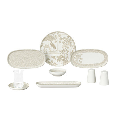 Pierre Cardin Leafy 28 Parça Kahvaltı Takımı